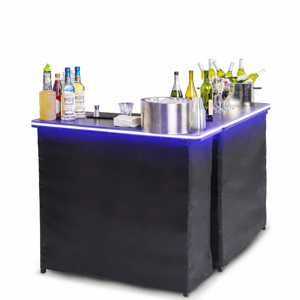 Portable Bar with LED Lights