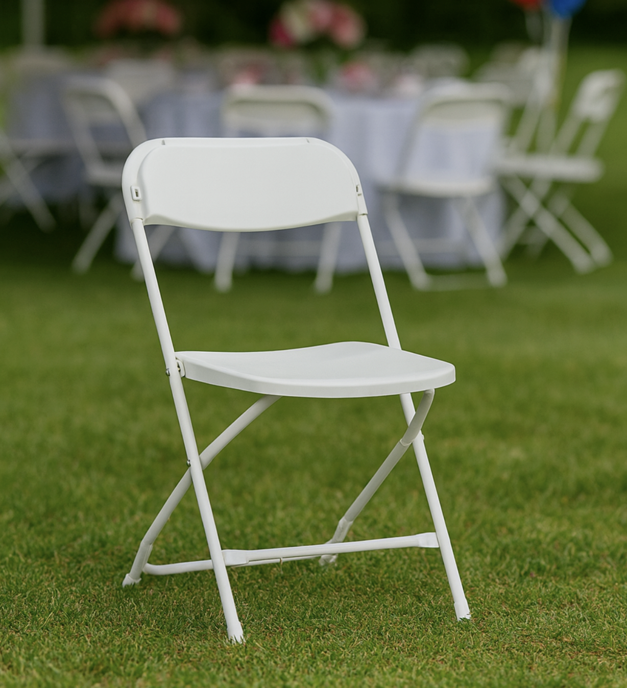 White Folding Chair