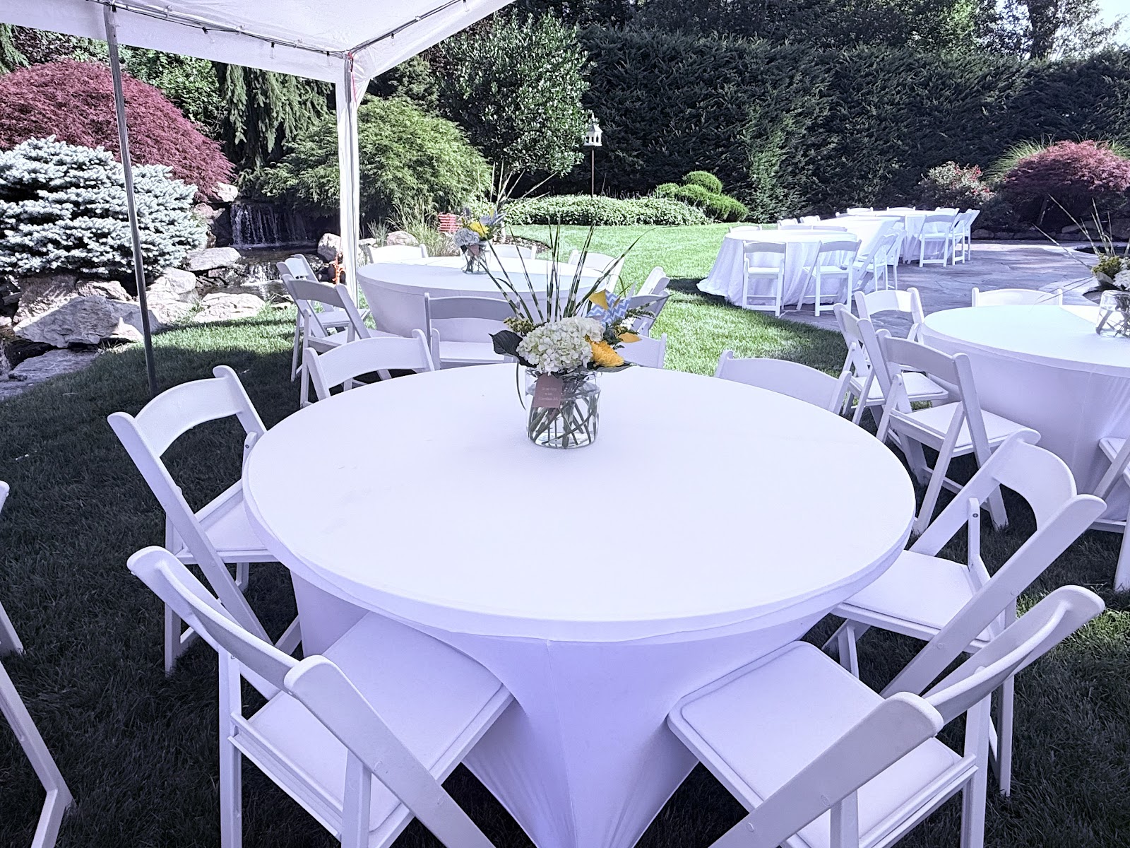 Graduation party setup — customer photo 2