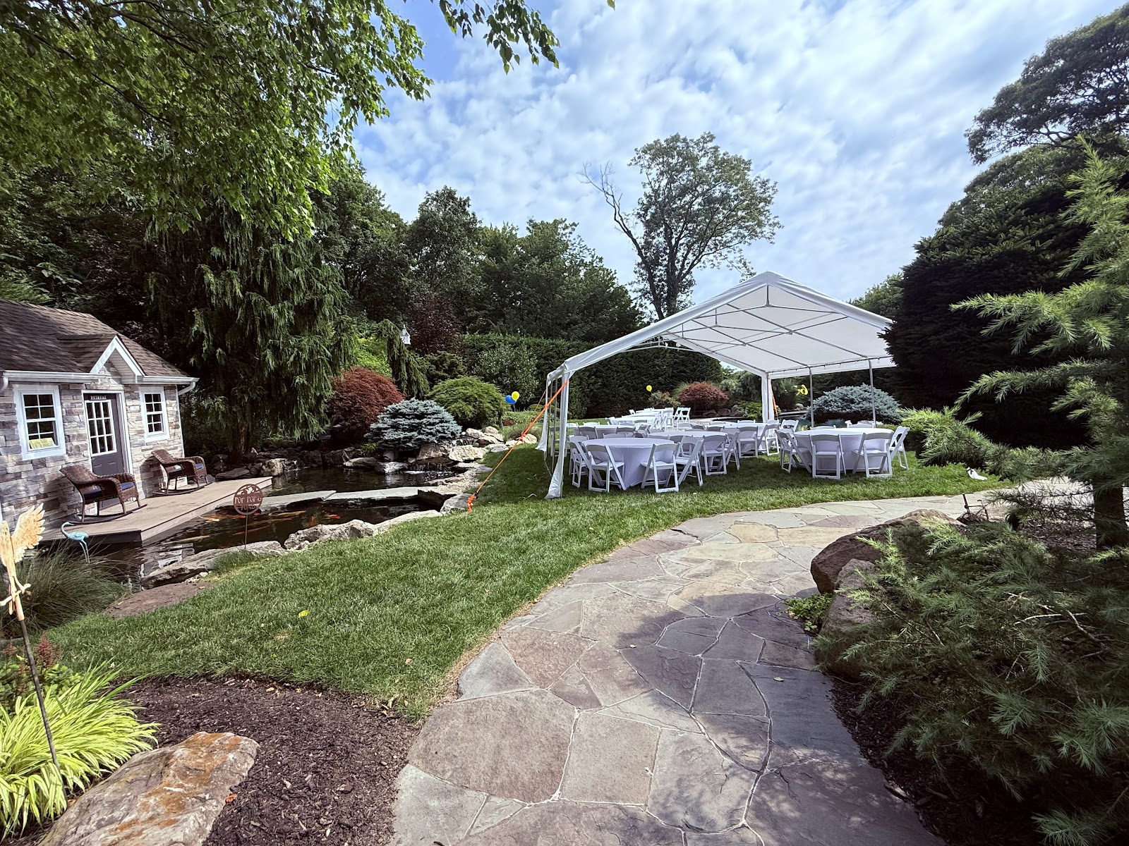 Graduation party setup — customer photo 4