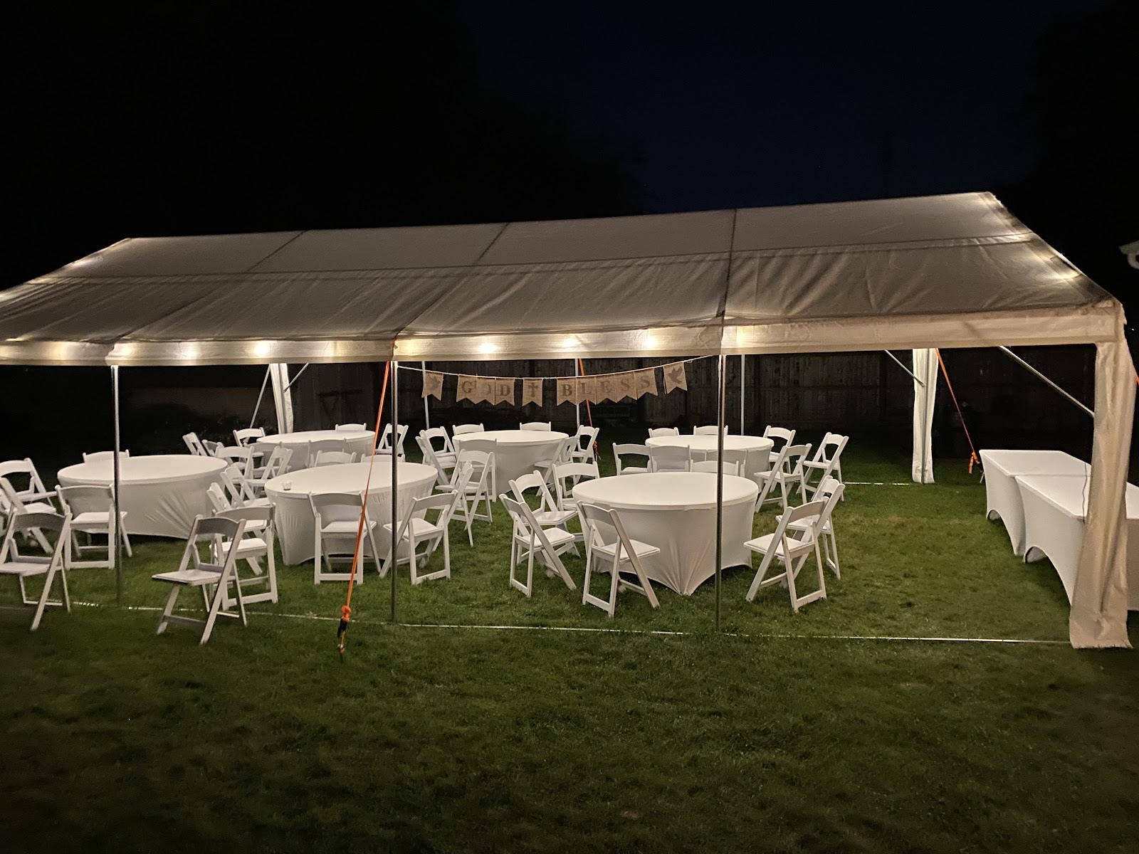 Baptism celebration setup — customer photo